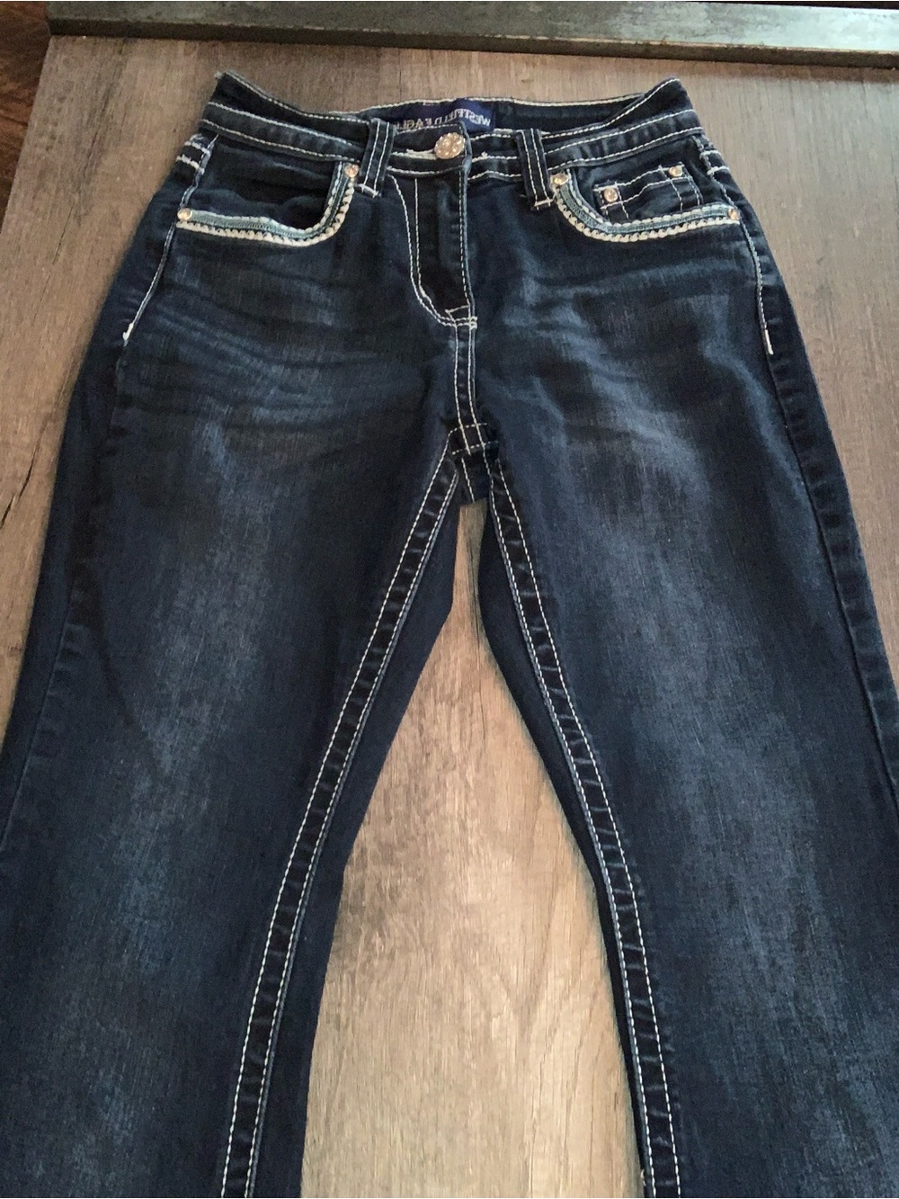 Women's WESTFIELD EAGLE embroidered jeans size 3